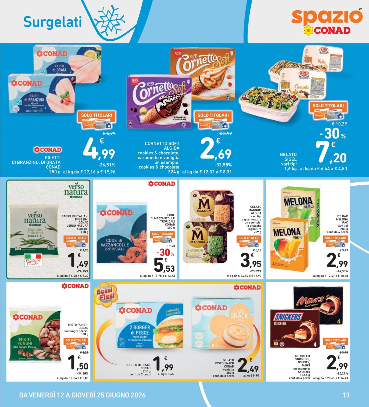 Leták Spazio Conad - 12.6.2026 - 25.6.2026. Strana 13