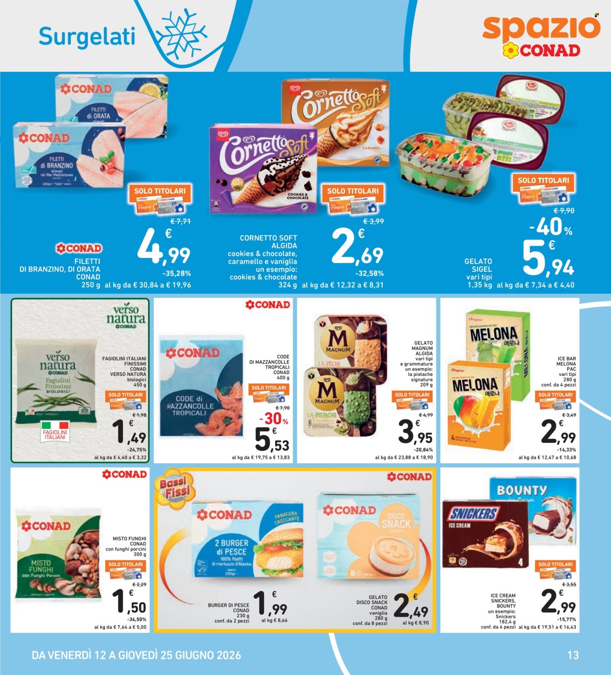 Leták Spazio Conad - 12.6.2026 - 25.6.2026. Strana 13