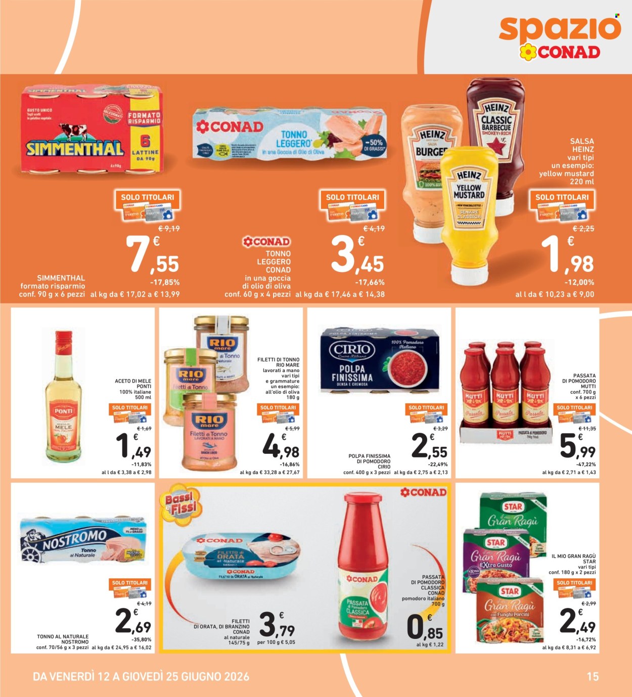 Volantino Spazio Conad - 12/6/2026 - 25/6/2026. Pagina 15