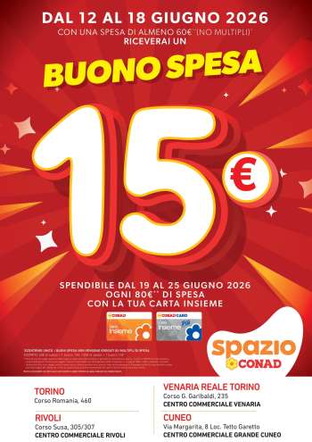 Volantino Spazio Conad - 12/6/2026 - 18/6/2026.