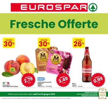 Volantino Eurospar - 11/6/2026 - 24/6/2026.