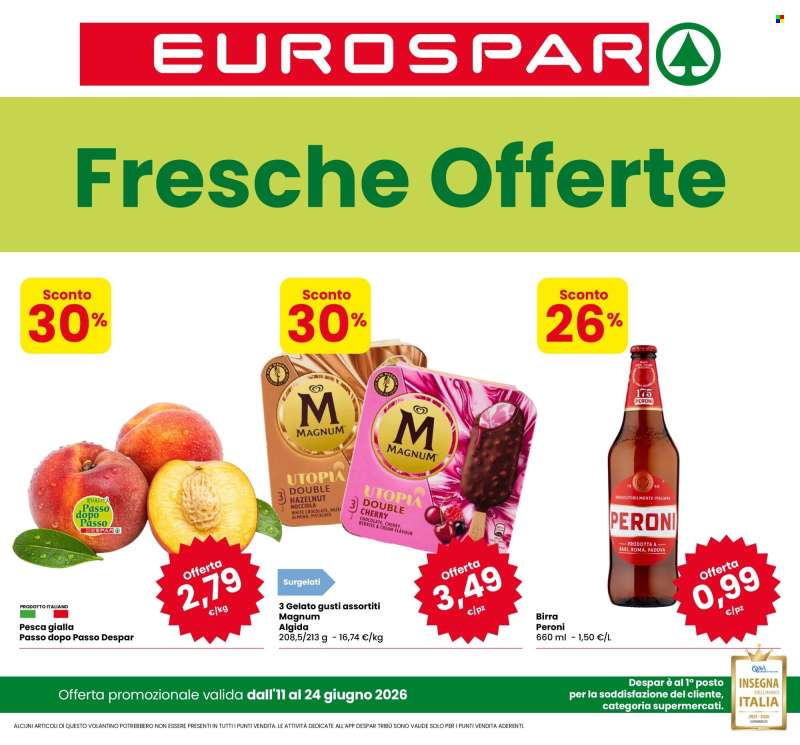 Volantino Eurospar - 11/6/2026 - 24/6/2026.