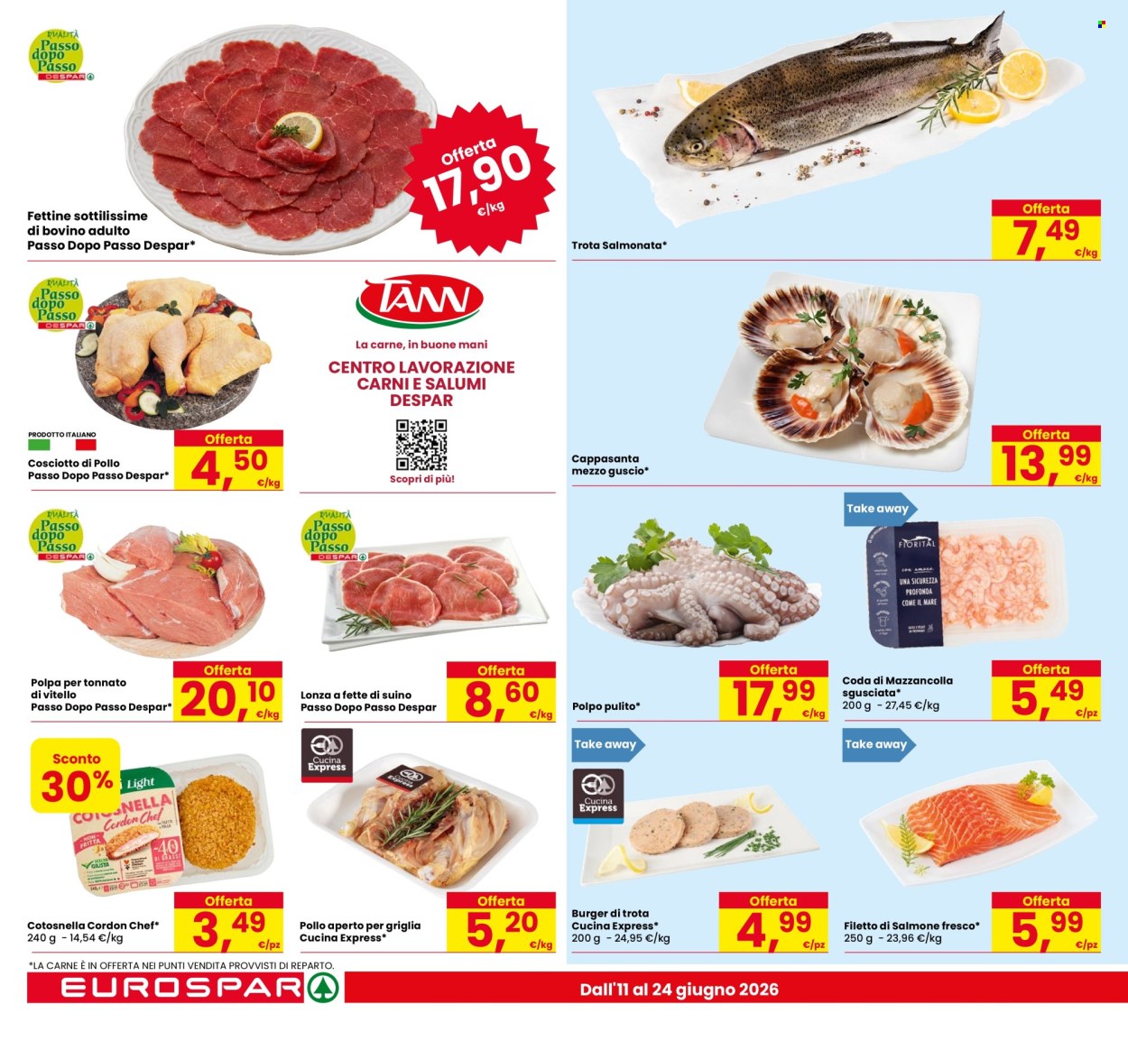 Leták Eurospar - 11.6.2026 - 24.6.2026. Strana 4