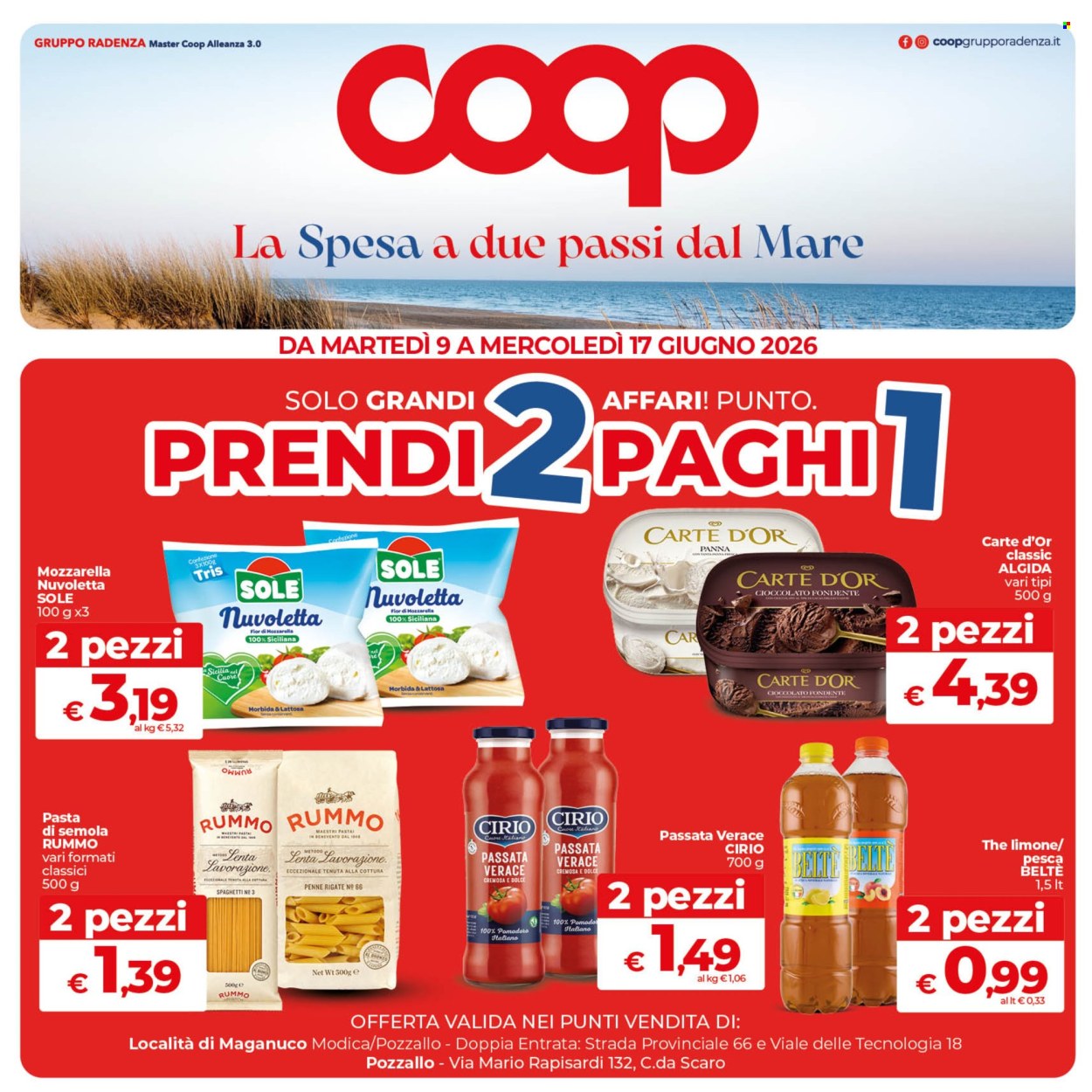 Volantino Coop - 9/6/2026 - 17/6/2026. Pagina 1