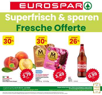 Volantino Eurospar - 11/6/2026 - 24/6/2026.