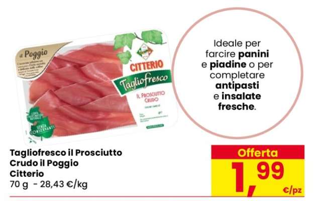 Tagliofresco il Prosciutto Crudo il Poggio
