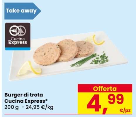 Burger di trota