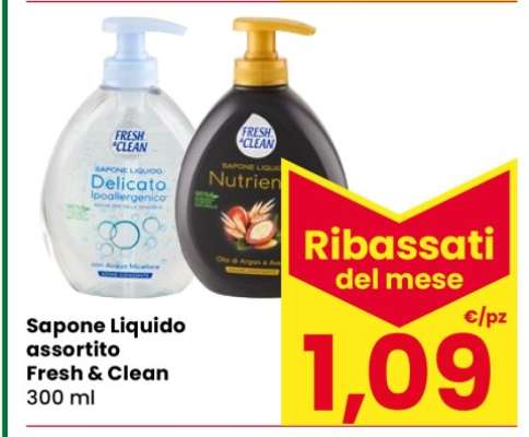 Sapone liquido assortito