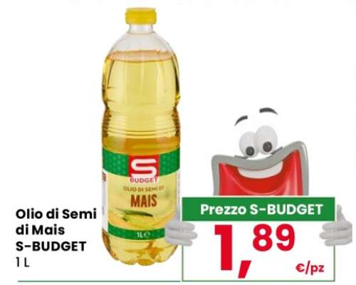 Olio di Semi di Mais S-BUDGET