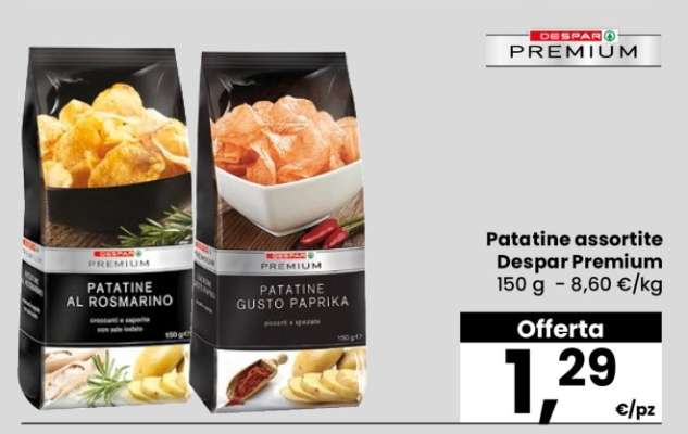 Patatine assortite Despar Premium