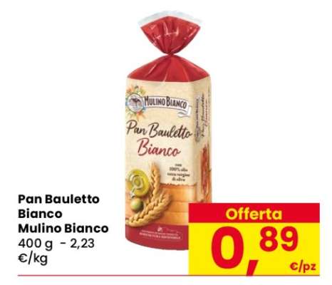 Pan Bauletto Bianco Mulino Bianco