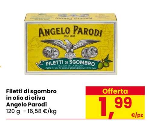 FILETTI DI SGOMBRO IN OLIO DI OLIVA ANGELO PARODI