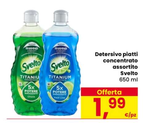 Detersivo piatti concentrato assortito Svelto