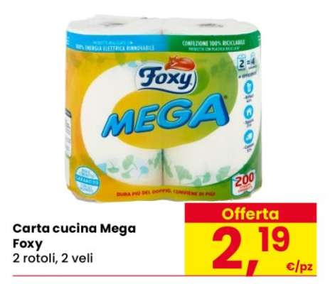 Carta cucina Mega Foxy