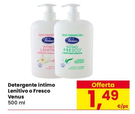 Detergente intimo Lenitivo o Fresco Venus