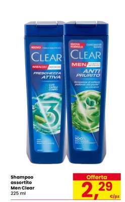 Shampoo assortito Men Clear