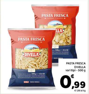 PASTA FRESCA DIVELLA