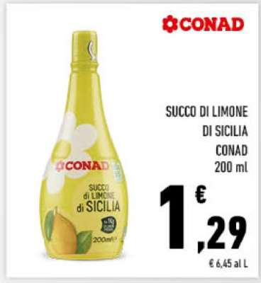 SUCCO DI LIMONE DI SICILIA