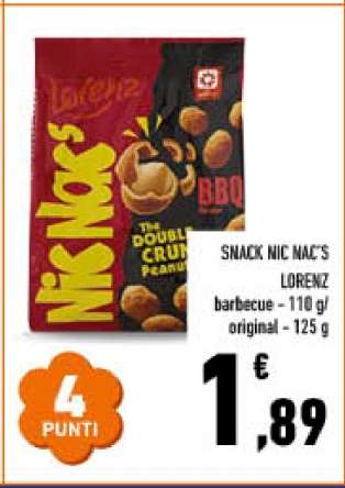 SNACK NIC NAC'S