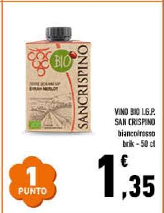 VINO BIO I.G.P. SAN CRISPINO
