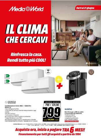 Volantino MediaWorld - 9/6/2026 - 21/6/2026.