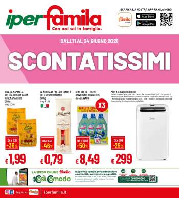 Volantino Famila - 11/6/2026 - 24/6/2026.
