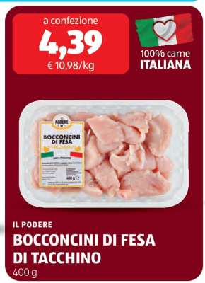 Bocconcini di Fesa di Tacchino
