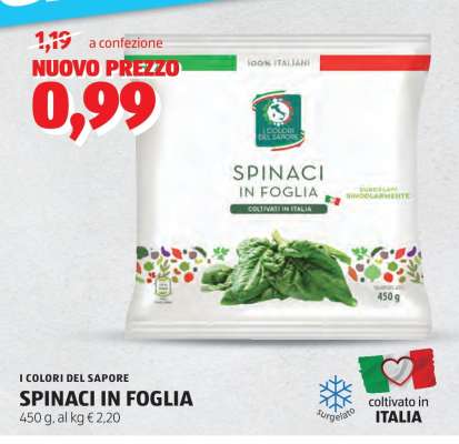 SPINACI IN FOGLIA