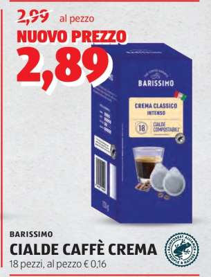 BARISSIMO CIALDE CAFFÈ CREMA