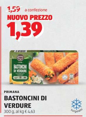 PRIMANA BASTONCINI DI VERDURE