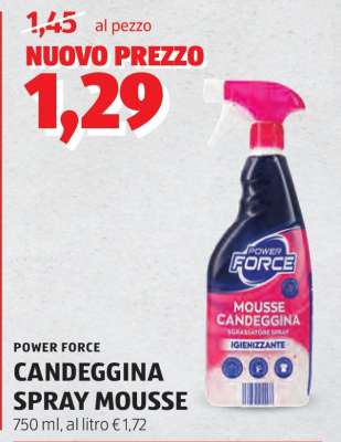 POWER FORCE CANDEGGINA SPRAY MOUSSE