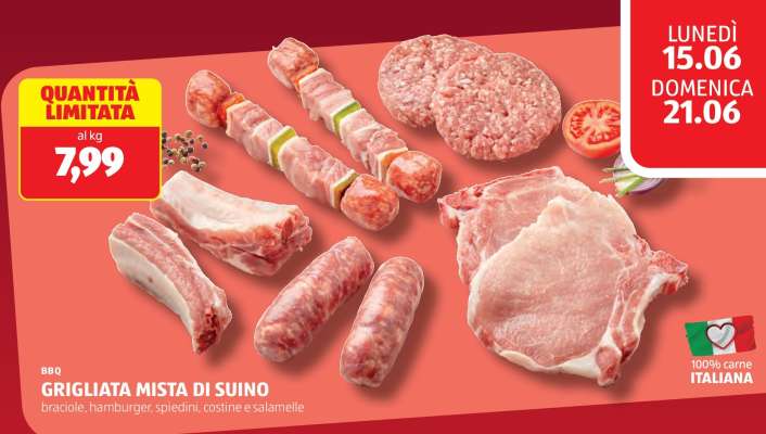 Grigliata mista di suino