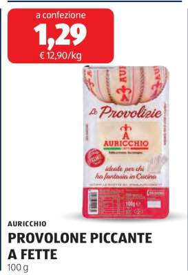 AURICCHIO PROVOLONE PICCANTE A FETTE