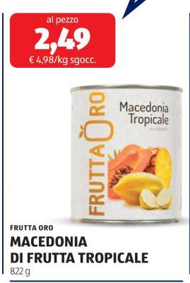 FRUTTA ORO