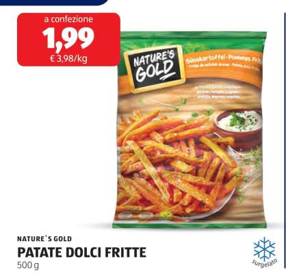NATURE’S GOLD PATATE DOLCI FRITTE