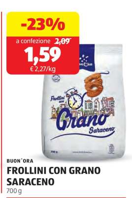 BUON'ORA FROLLINI CON GRANO SARACENO
