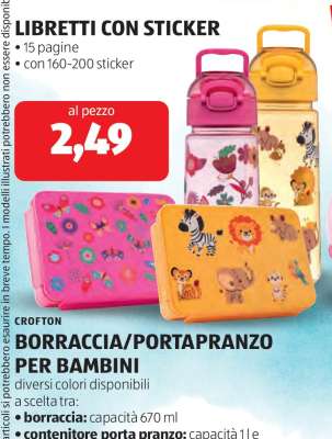 CROFTON BORRACCIA/PORTAPRANZO PER BAMBINI