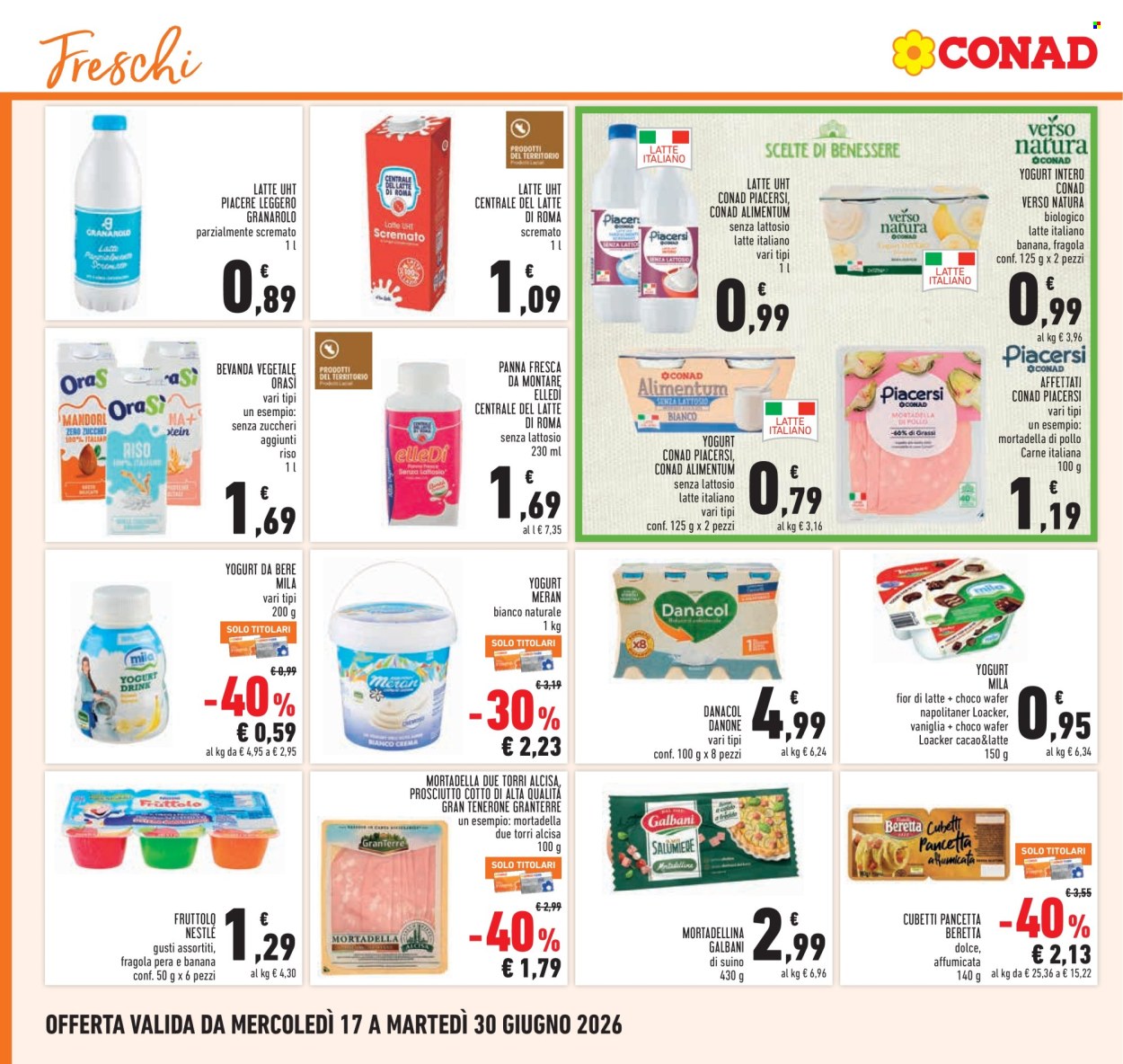 Volantino Conad - 17/6/2026 - 30/6/2026. Pagina 8