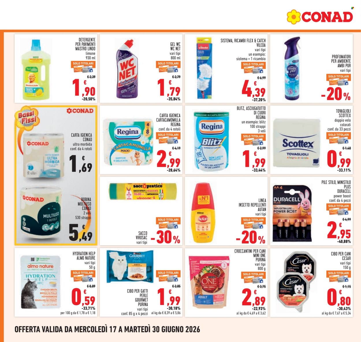 Volantino Conad - 17/6/2026 - 30/6/2026. Pagina 20