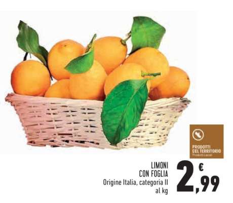 LIMONI CON FOGLIA