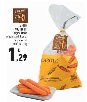 CAROTE I NOSTRI ORI