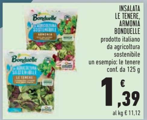 Insalata Le Tenere, Armonia Bonduelle