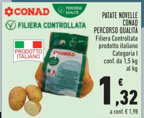 PATATE NOVELLE CONAD PERCORSO QUALITÀ