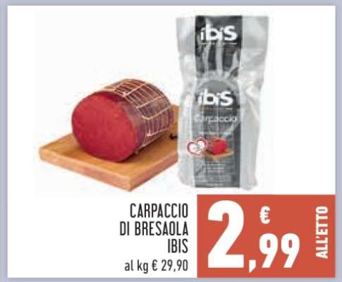Carpaccio di Bresaola Ibis