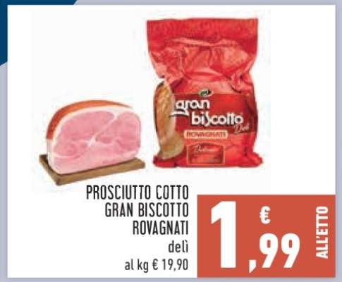 Prosciutto Cotto Gran Biscotto Rovagnati