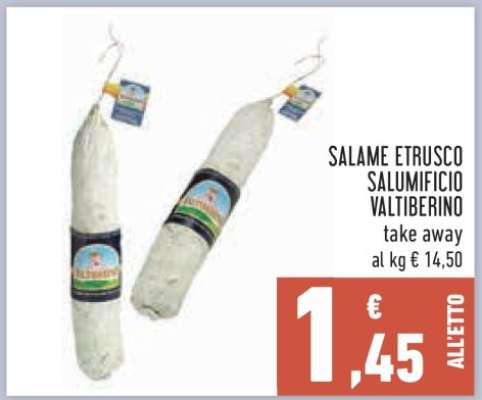 Salame Etrusco Salumificio Valtiberino