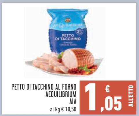 Petto di Tacchino al Forno Aequilibrium AIA