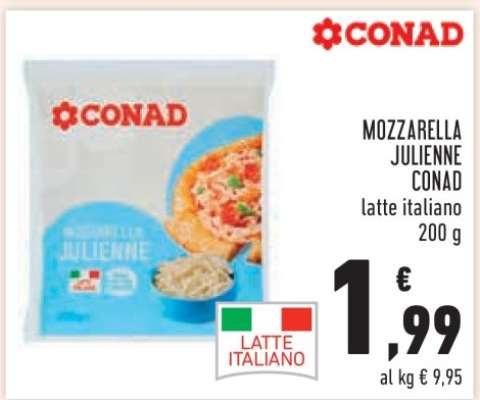 MOZZARELLA JULIENNE CONAD