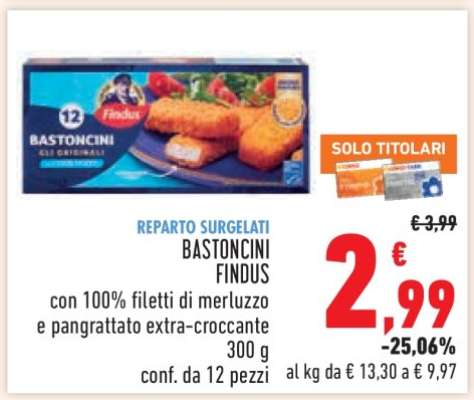 BASTONCINI FINDUS