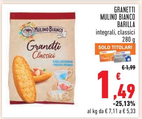 Granetti Mulino Bianco Barilla